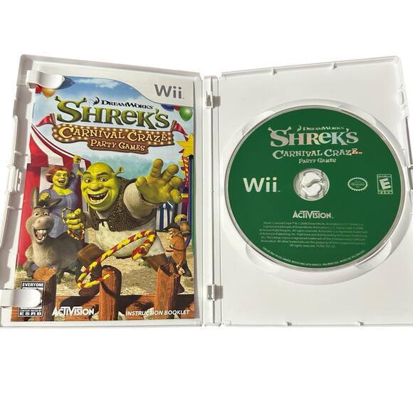 Shrek's Carnival Craze Party Games (Nintendo Wii, 2008) Untested - Picture 4 of 7